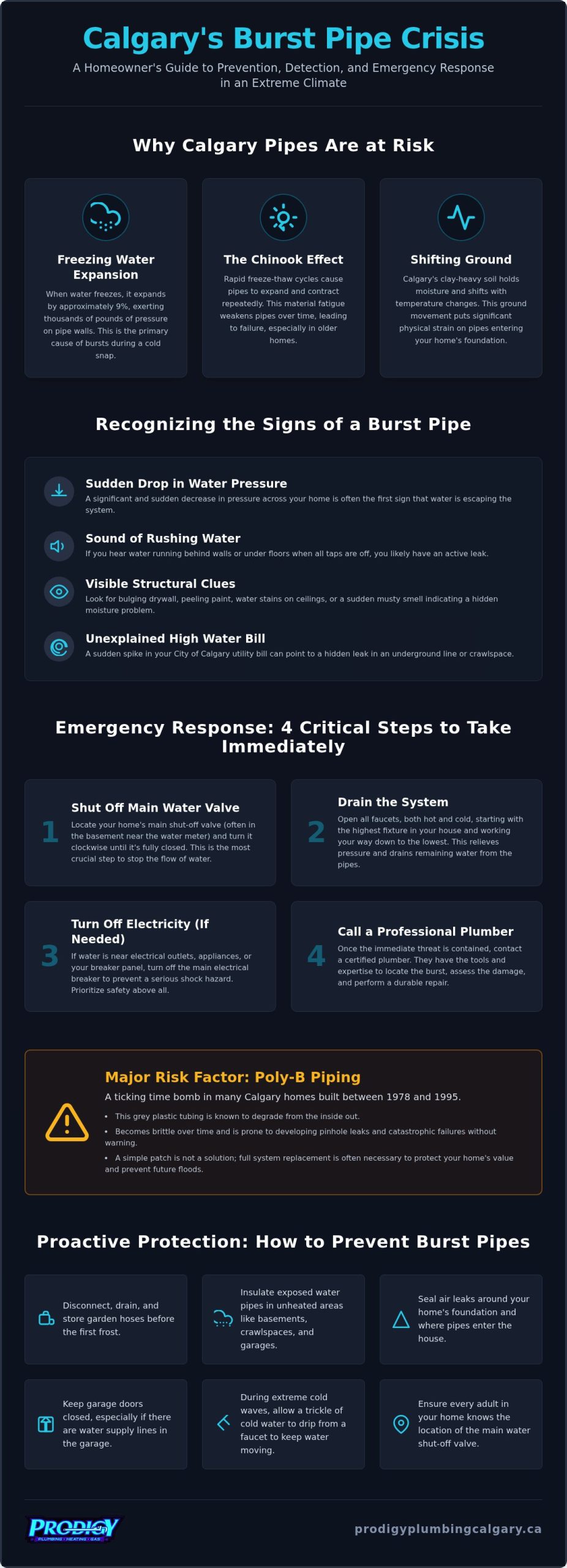 Burst Pipe Repair in Calgary: A Homeowner’s Emergency Guide (2026)