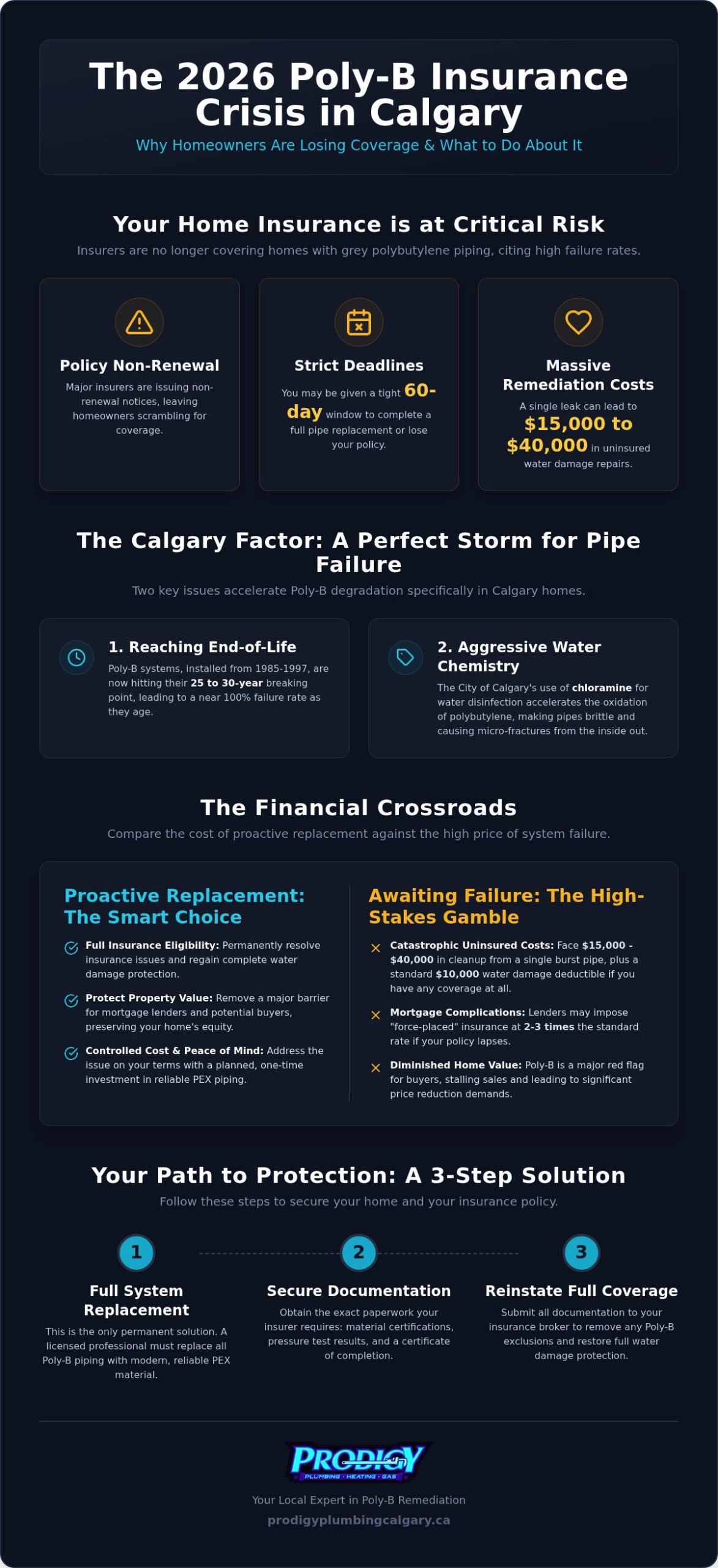 Poly-B Insurance Problems and Replacement Costs in Calgary: 2026 Homeowner Guide