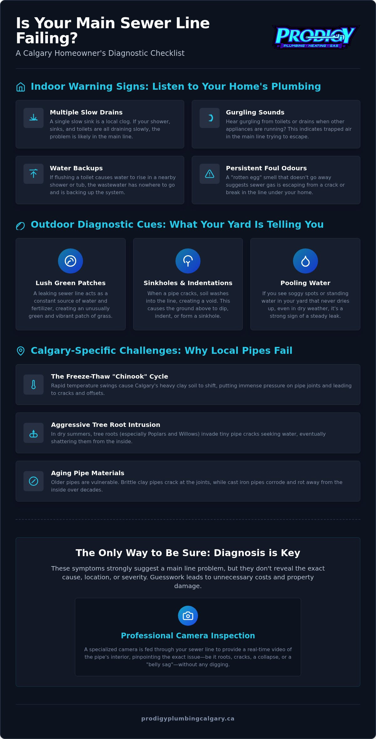 Sewer Line Repair Near Me: The Calgary Homeowner’s Diagnostic Checklist