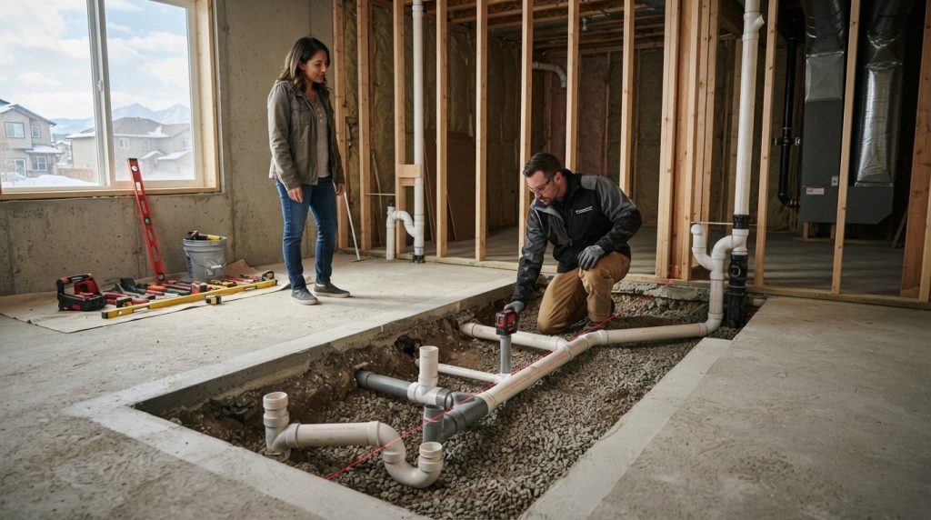 Basement Bathroom Rough-In Cost Calgary: 2026 Homeowner Price Guide