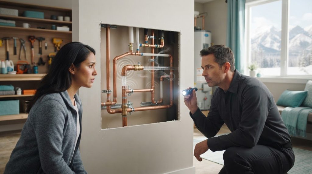 Noisy Pipes When Water Is Running in Calgary: Causes and Fixes