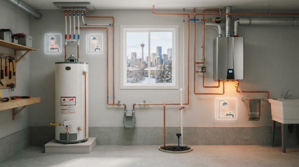 Tankless vs. Tank Water Heaters in Calgary: 2026 Guide