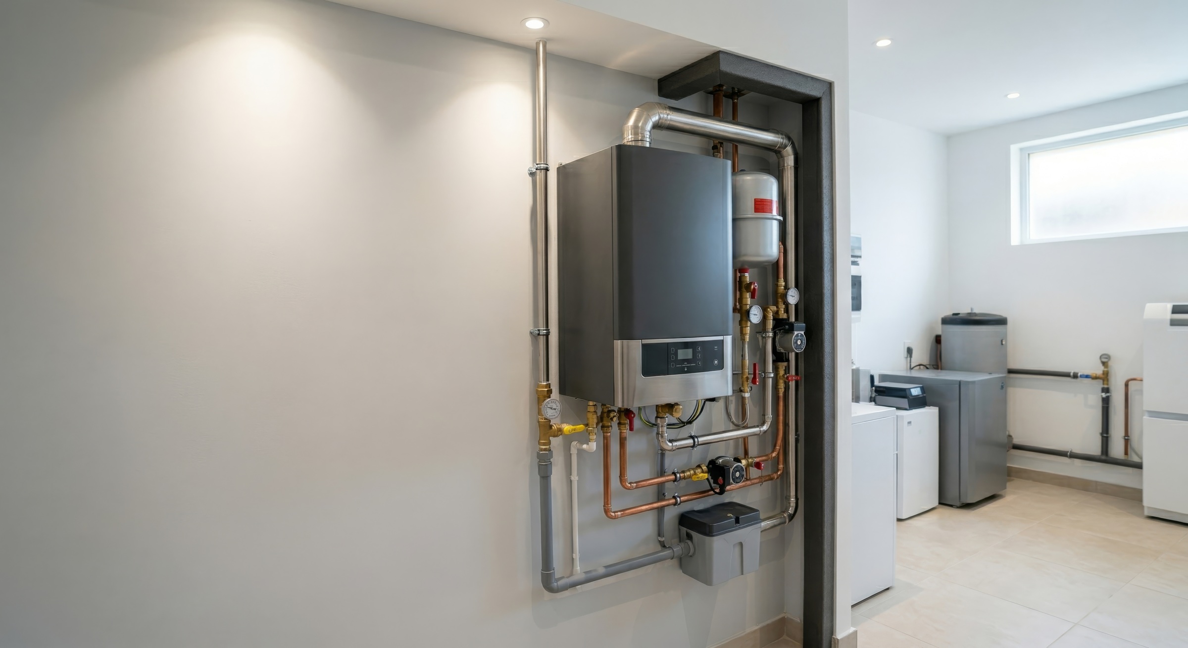 High-Efficiency Boiler Installation
